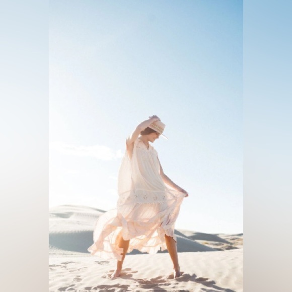 Free People Pretty Cozy Maxi Dress Size S - Picture 2 of 11